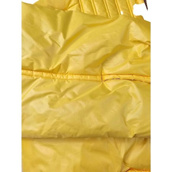 Tommy Hilfiger  Girl Yellow Vintage Puffer Jacket  Large Jrs. - Picture 5 of 8